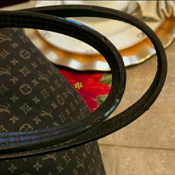LOUIS VUITTON MINI LIN NEVERFULL MM - Picture 6 of 8